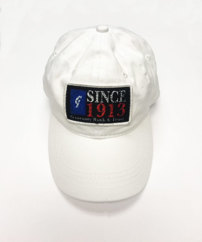 Cap - White - Texas Flag Patch